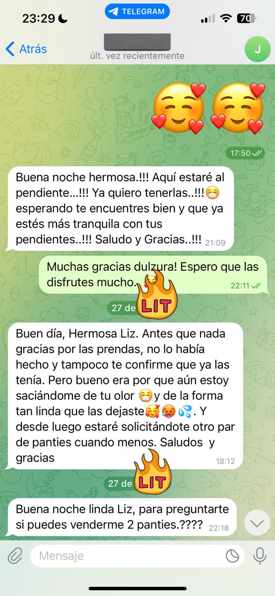 LizzHer31075871's tweet photo. Cliente feliz y satisfecho 💦 tú también mereces disfrutar de unas ricas pantys! @SoloTanguitas @PantySniffer18 @pajacontanga @Gaston92652879 @CasalSony @tangausada @Aurelio33555 @tangasusadaaz #pantyandstocking #pantys #pantysusadas #usedpantys #lencería #tangadeldía #hotwife https://t.co/GgDWL3Zf6A