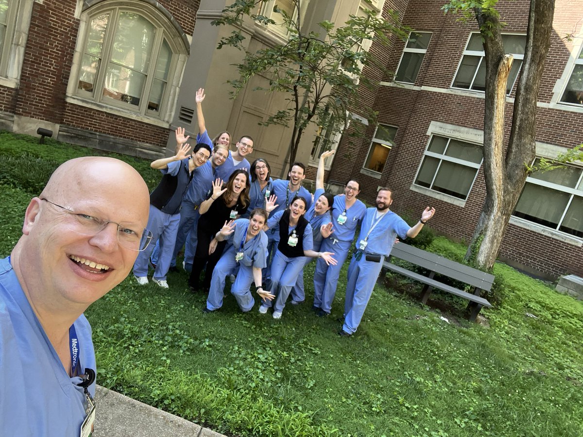 Looking forward to working with this incoming class of fellows in the wards in the unit and procedure room.