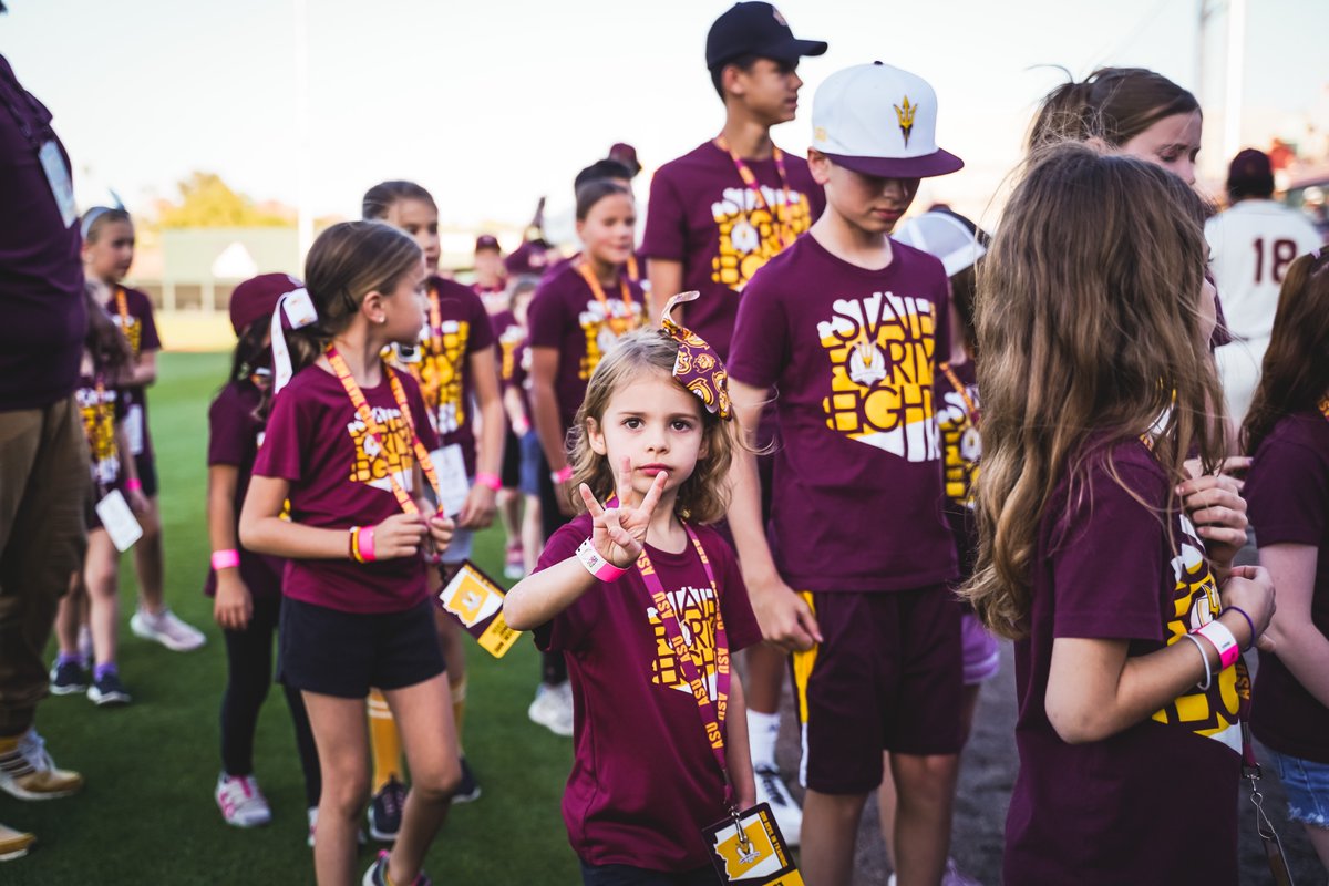 TheSunDevils's tweet photo. Calling all future Sun Devils! Join the Junior Sun Devil Club for complimentary admission to @TheSunDevils athletic events, hands on experiences and memories to last a lifetime. Memberships are $25 and includes an exclusive @StateFortyEight T-shirt!

🔗 https://t.co/KD132cKHFr https://t.co/6QXTFWetUU