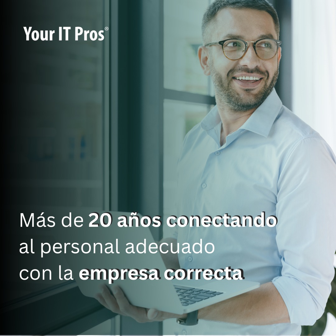 youritcorp's tweet photo. Fortalece tus proyectos de TI con el personal adecuado.

Asegura la continuidad de tus proyectos con el talento temporal y/o de largo plazo que tu empresa necesite.

Solicita tu descripción de perfil sin costo.

#it #itengineer #itrecruiting #itrecruiter #ti #talento #tics https://t.co/XhR1m3aes6