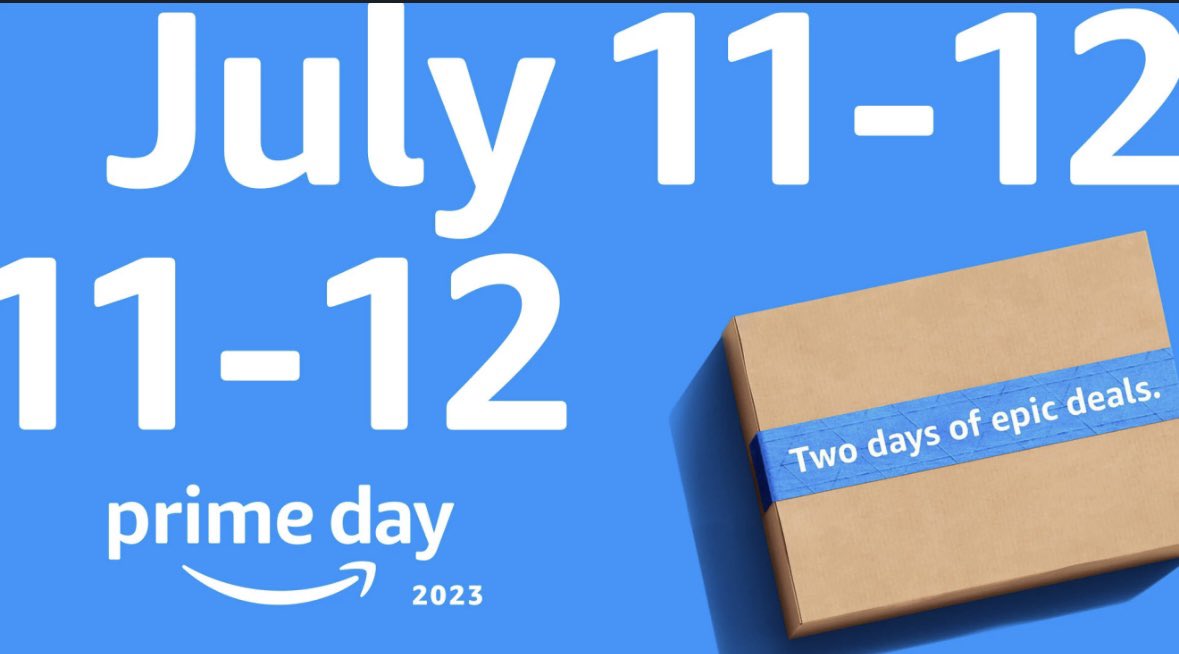 Amazon Prime Day is July 11-12, 2023. Please click on this link to start your shopping.  amazon.com/shop/militaryt… #amazon #amazondeals #amazonprime #amazonprimeday #shopping #deals #travel #AmazonInfluencer