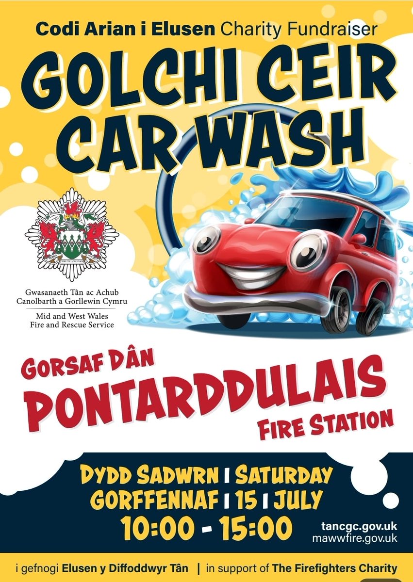 Don't forget our charity car wash. It's happening this Saturday! <a href="/mawwfire/">Tân CGC / MAWW Fire</a>