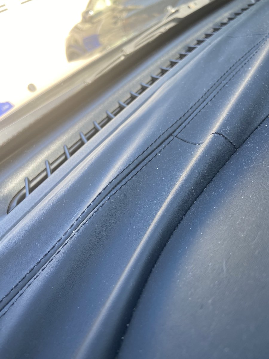 shootes0341's tweet photo. @JeepCares @OfficialMOPAR @palmensports Was just at my dealer Palmen Kenosha. Why was my dashboard claim denied? Do you not stand next to your product? Leather dashboard just peeling back on my 2018 I bought 2 years ago with extended warranty. Make this right. https://t.co/jzpK9kRblS