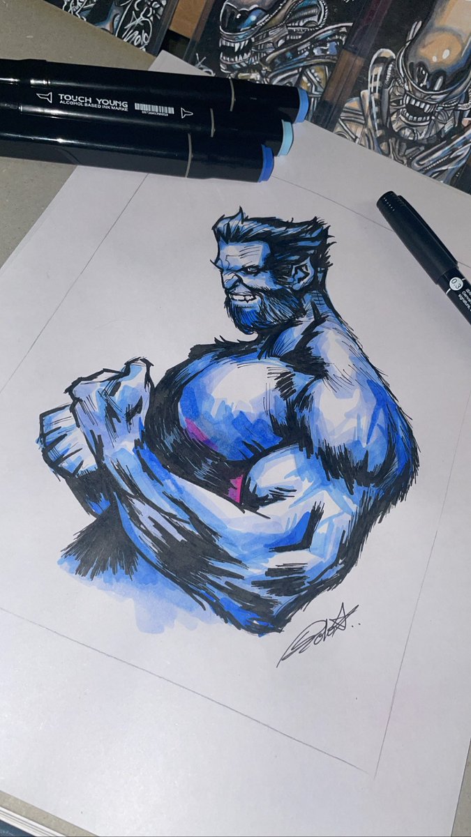 SolomonMajestic's tweet photo. π©» BEAST π©»
Sketch by @SolomonMajestic βοΈ
#Marvel
#art #artist #love #drawing #photography #artwork #like #beautiful #illustration #design #sketch #draw #sketch #xmen #xmen #beast #xmen #beastmode
#xmenartwork https://t.co/BHNwMsjhyO