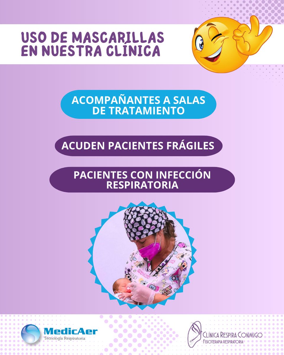Por PREVENCION y SEGUIRIDAD de nuestros #pacientesrespiratorios usa la #mascarilla 😷en <a href="/ConmigoRespira/">Clínica Respira Conmigo</a> 🩺🫁
<a href="/Inmavinuesa1/">Inma Vinuesa</a> <a href="/Isa98969910/">Isa zaldua</a> <a href="/FISIOSEPAR/">Fisioterapia SEPAR</a> <a href="/SeparRespira/">SeparRespira</a> <a href="/SociedadGRAP/">Sociedad GRAP</a> <a href="/Rev_Neumocan/">Neumocan</a> <a href="/IPCRG/">IPCRG</a> <a href="/apepoc_es/">Asoc. Pacientes con EPOC</a> <a href="/ASOCIACIONAELAM/">AELAM</a> <a href="/FEFQ_CFspain/">Fed. Esp. Fibrosis Quística</a> <a href="/SENPneumoped/">SENP</a> <a href="/COFISCanarias/">COFISCanarias</a> <a href="/UECanarias/">UECanarias</a>