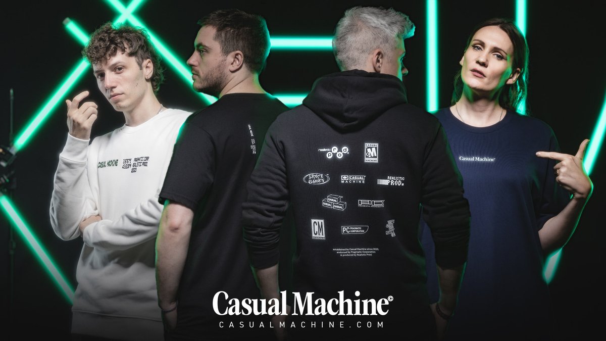 ZeratoR's tweet photo. Après presque 2 ans sans boutique voici l’arrivée de Casual Machine.
Un nouveau projet fait avec les potes qui démarre maintenant : https://t.co/g728UvoT3X https://t.co/HIpG6rVOxx