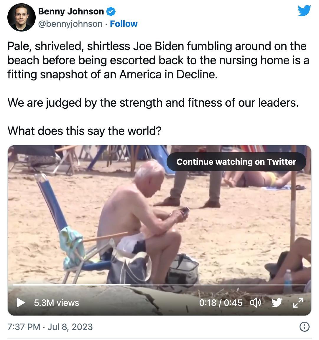 JuddLegum's tweet photo. Very curious what these people think Trump looks like without his shirt on https://t.co/WQD9aVe1Vf