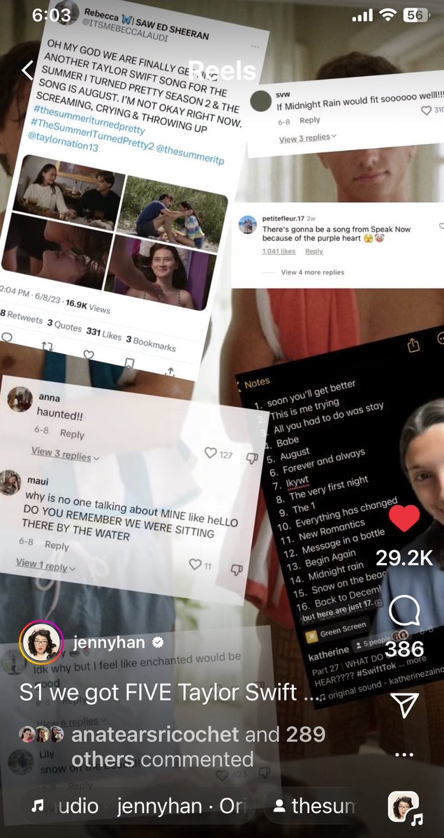 OH MY GOD MY TWEET IS IN JENNY HAN VIDEO. WHAT IS HAPPENING RIGHT NOW??? I WASN’T EXPECTING THIS TO HAPPEN. THANK YOU SO MUCH JENNY. I’M LITERALLY SHAKING RIGHT NOW. I HAVE NO WORDS #TheSummerITurnedPretty #TheSummerITurnedPretty2 <a href="/thesummeritp/">The Summer I Turned Pretty</a>