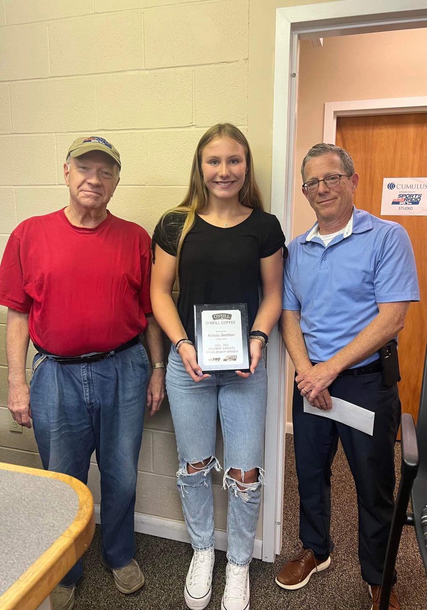 Bob Greenburg (@bobgreenburg) on Twitter photo Congratulations to <a href="/SeddonKelsey/">Kelsey Seddon</a> the 2022-23 <a href="/ONeill_Coffee/">O'NeillCoffeeCompany</a> Student Athlete Scholarship Winner!! Good luck at Thiel!! We loved having you on the show! Congratulations to <a href="/SeddonKelsey/">Kelsey Seddon</a> the 2022-23 <a href="/ONeill_Coffee/">O'NeillCoffeeCompany</a> Student Athlete Scholarship Winner!! Good luck at Thiel!! We loved having you on the show!
