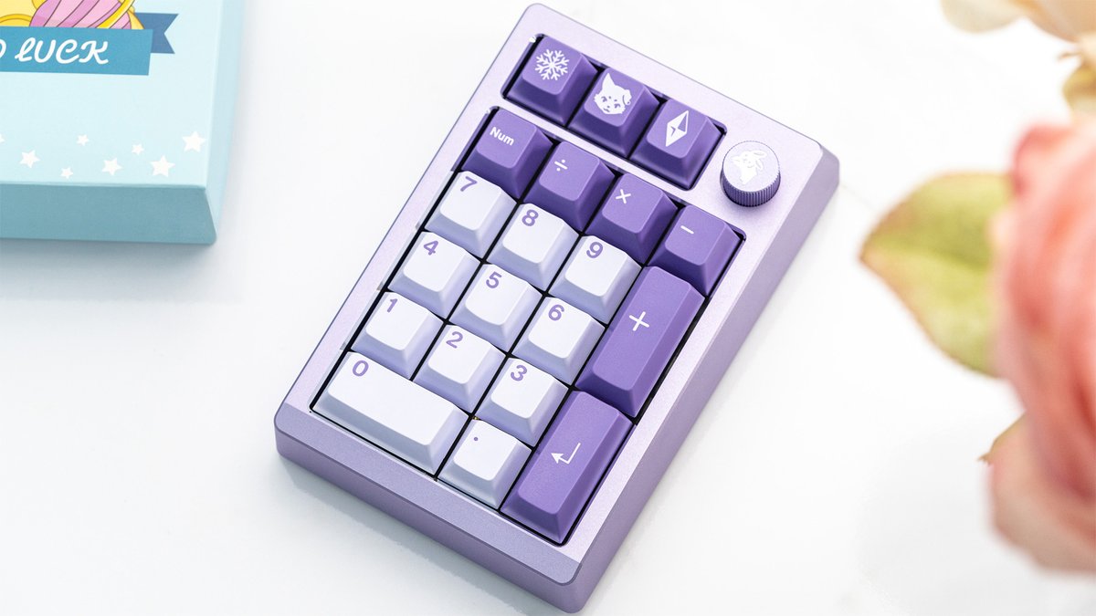 CannonKeys's tweet photo. The ZoomPad will have Special Editions! Here's a look at Lilac, which is one of the five SE versions.
GB date TBA.
Link in bio for our Coming Soon page.
#cannonkeys #meletrix #zoompad #macropad #keyboards #customkeyboards #mechkeys #mechanicalkeyboards #customkeebs https://t.co/I1niAXD6SI