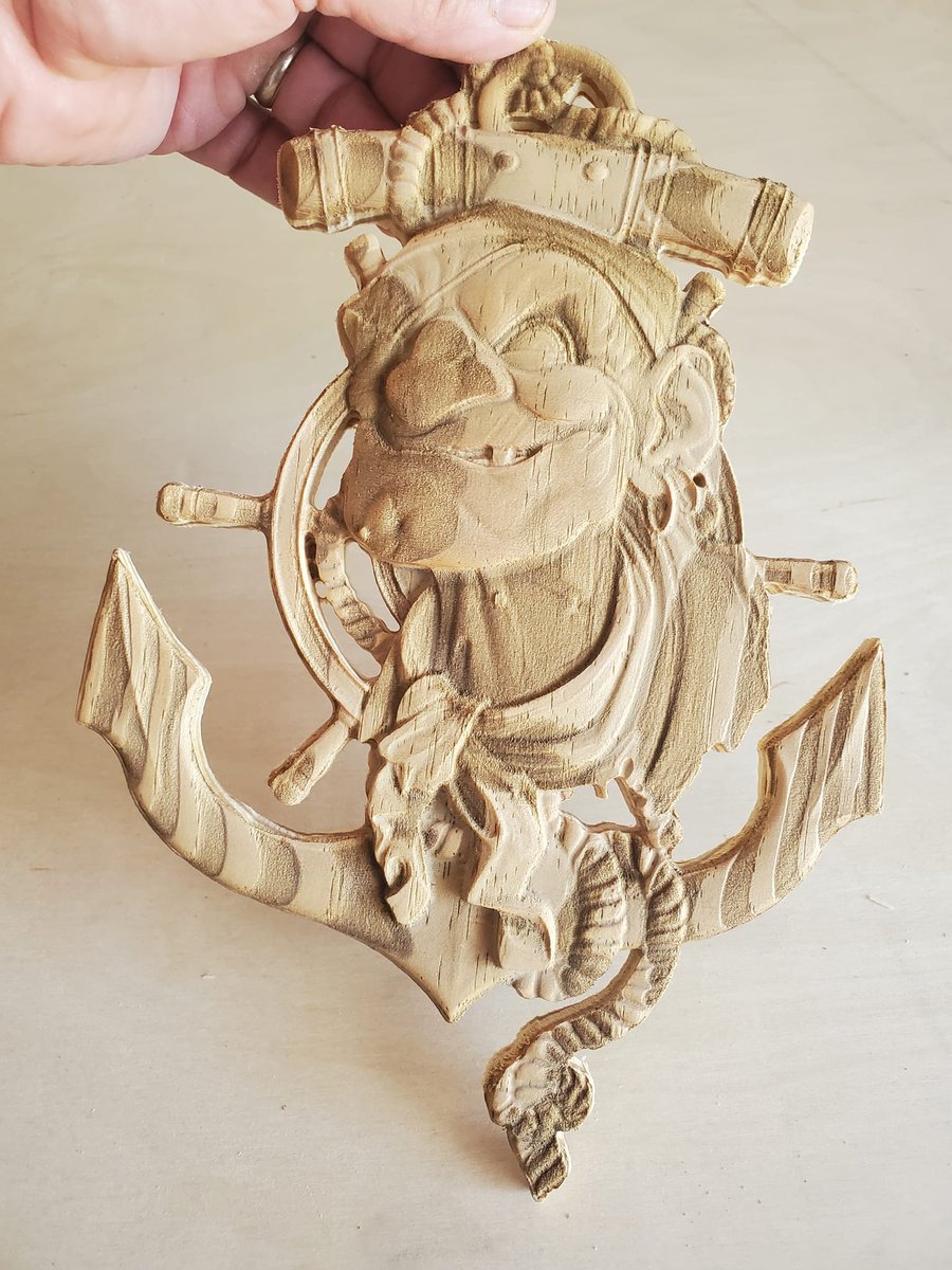 CarveWrightCNC's tweet photo. Pretty cool pirate carvings Elliot Miller!
#ravencnc #carvewright #3dcarve #cncrouter #cnccarving #3dcnc #cncmachine #cnccarve #cncproject #designer4 #carvewrightsoftware #carvewrightdesigner #cncsoftware https://t.co/LWnvLYIjgm