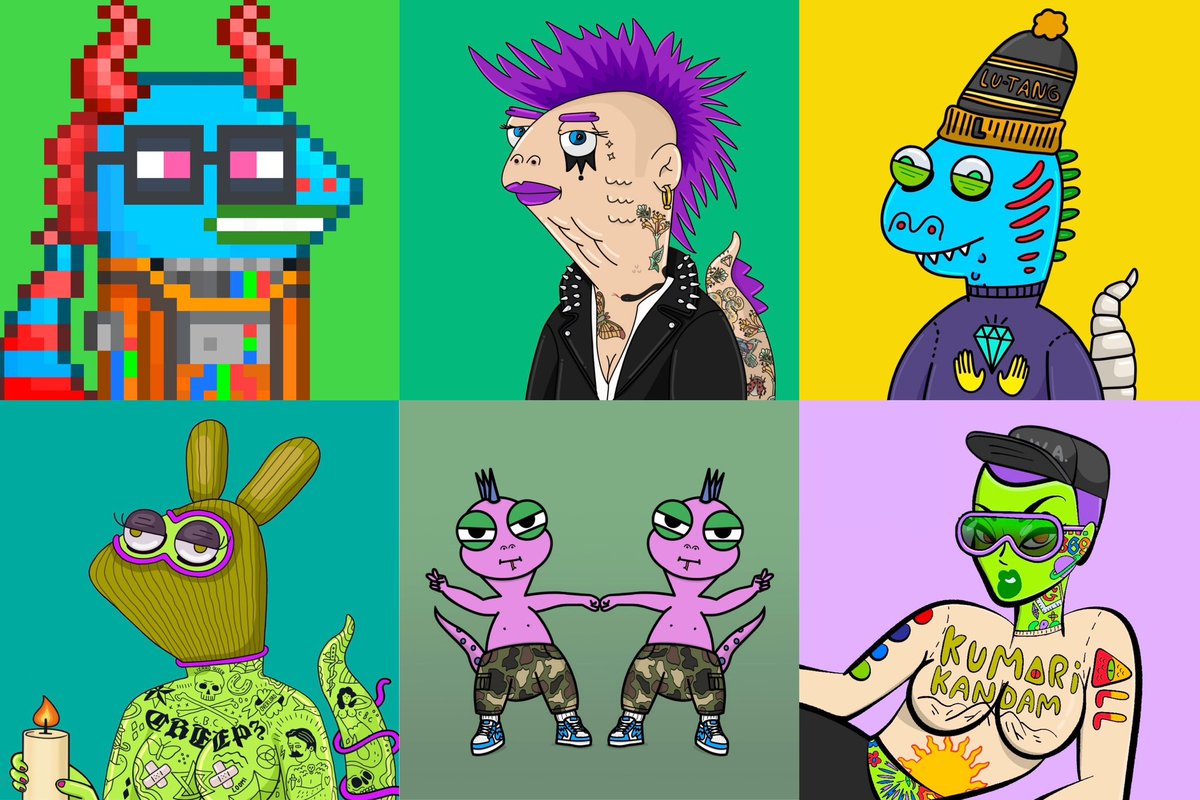 was thinking about <a href="/Overlord_xyz/">Overlord</a> today &amp; how the community has shown many times how amazing the IP really is - from culturally relevant interpretations by <a href="/Bunick87/">Bunick</a> to the lizard ladies by @Fungiblah to the pixelated masterpieces by <a href="/NounCreepz/">NounCreepz ⌐◨-◨</a> &amp; more!

don’t. sleep. on. CREEPZ!