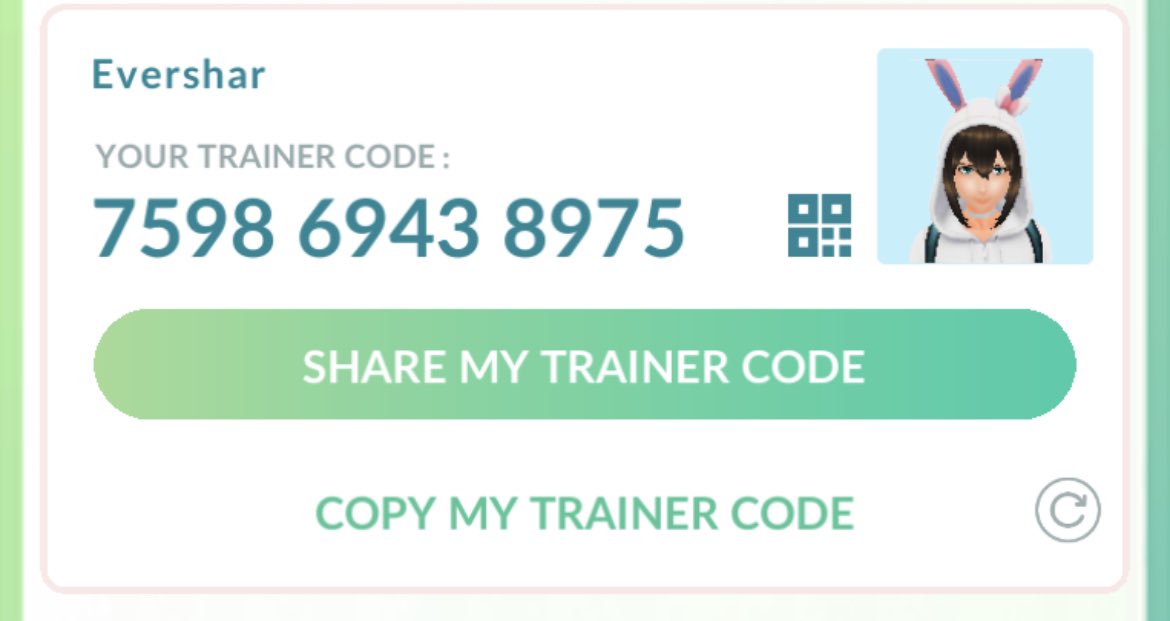 Evershar's tweet photo. Hi!

Im looking for #PokemonGOfriends to send some gifts. You can add me if you want to!🤍

#Pokemon #PokemonGOApp #PokemonGOCommunityDay #pokemongofriendcode https://t.co/dDZhNAalMN