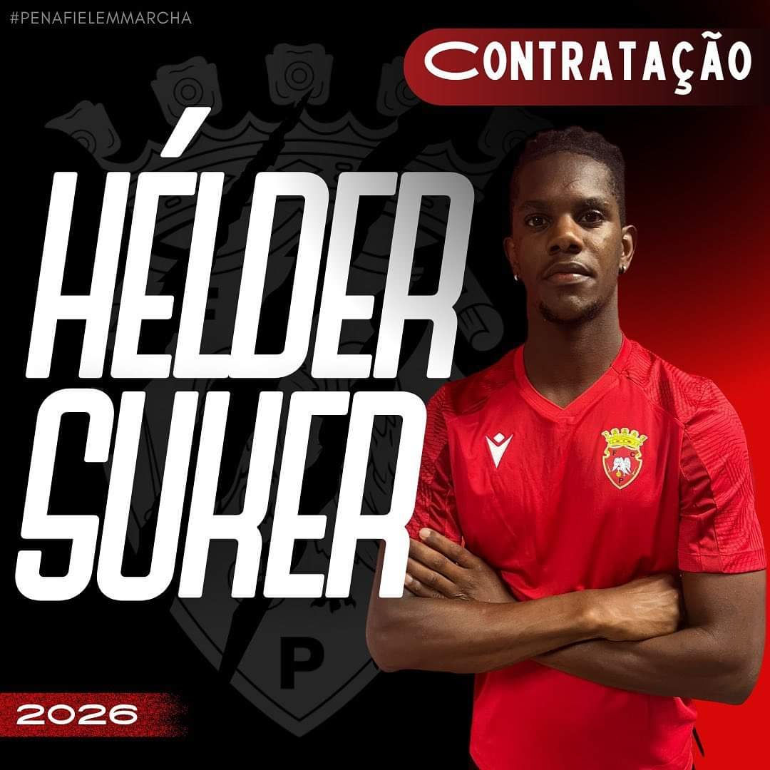 OFICIAL | Hélder Suker, avançado de 24 anos, deixa o 1.° Dezembro e é reforço do Penafiel.