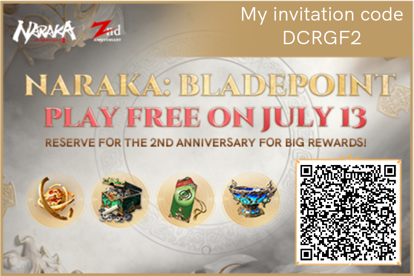 LasPastel's tweet photo. NARAKA: BLADEPOINT is now free! Enter my invitation code: DCRGF2, and reserve for the 2nd anniversary gift! https://t.co/8jLVqFPgV6 

#NARAKABLADEPOINT #Xbox #Xbox https://t.co/L8f0gz3Ng8