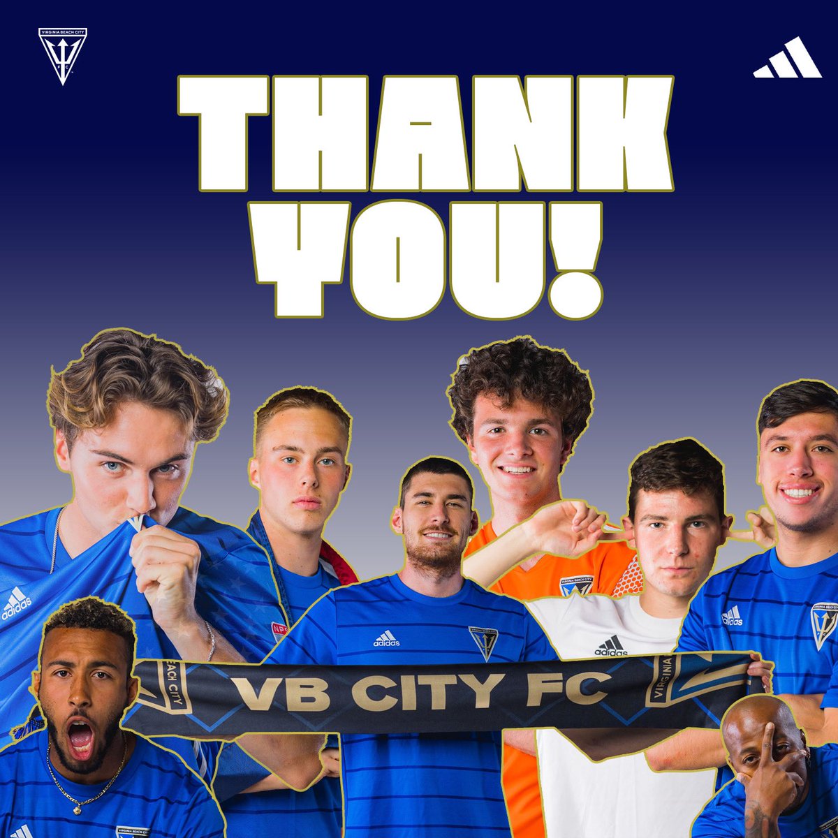 Fans, thank you! 💙

You saw us at our highs and lows, being there for us every step of the way. 

We will see you next year!

Thank you for being… #4theCity🔱 !