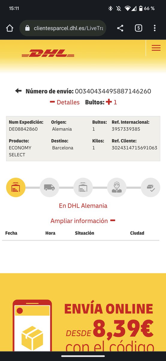 MastacSL's tweet photo. @DHLPaket can you Tell me about this orders https://t.co/z8RSlOFB0m