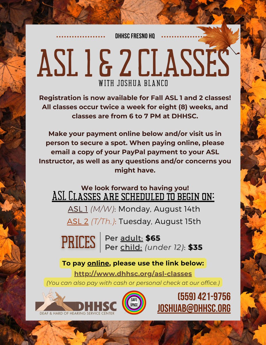 DHHSCtweets's tweet image. *NEW ASL CLASSES 1 TO 3 COMING SOON!*
Full message: instagram.com/p/CuiLwcEgdyR/…
Don't miss this opportunity - see you then!
#DHHSC #ASLClasses #ASL #AmericanSignLanguage #Learning #Skill