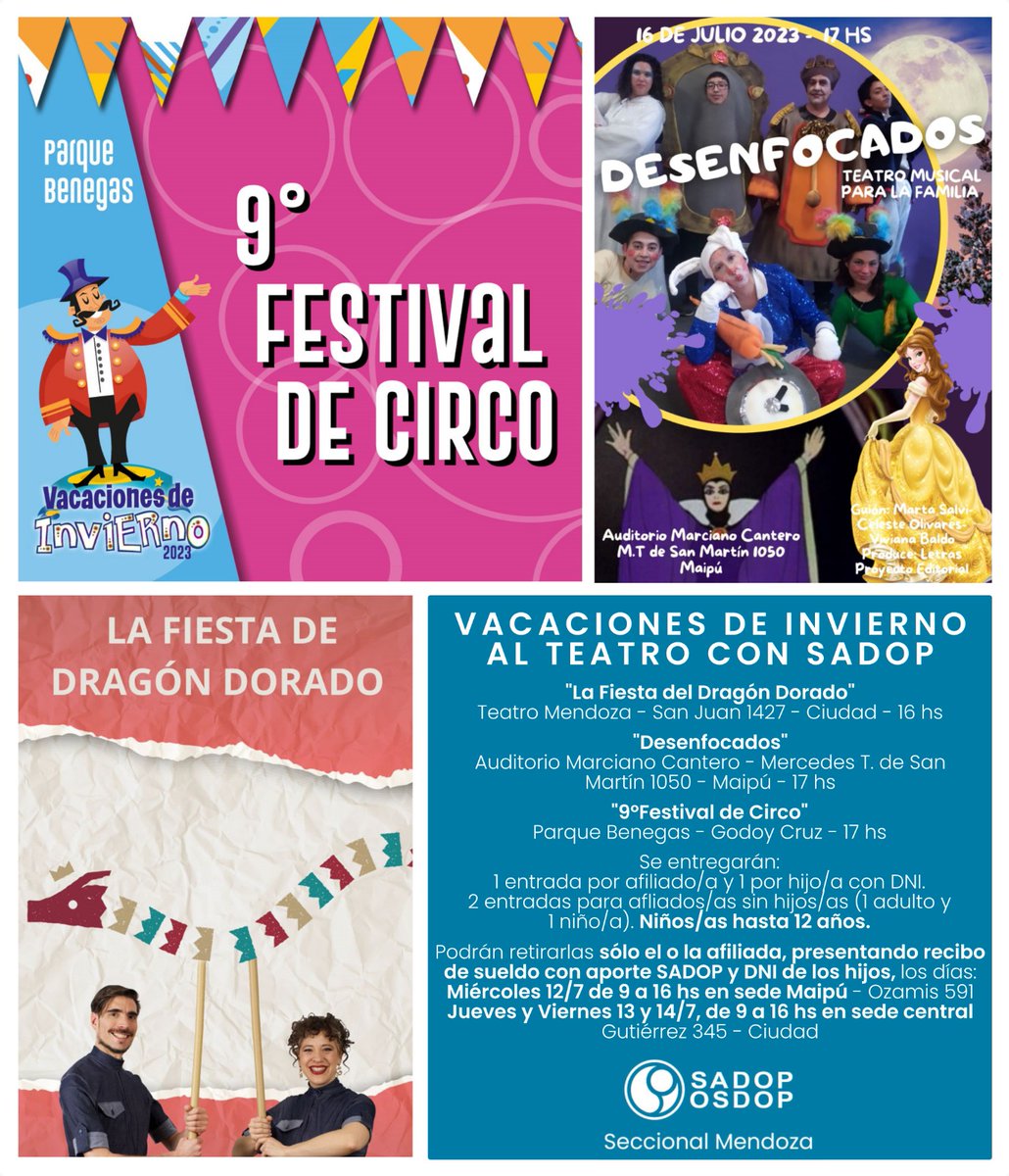 #SADOPRecesoInvernal
#SADOPCultura