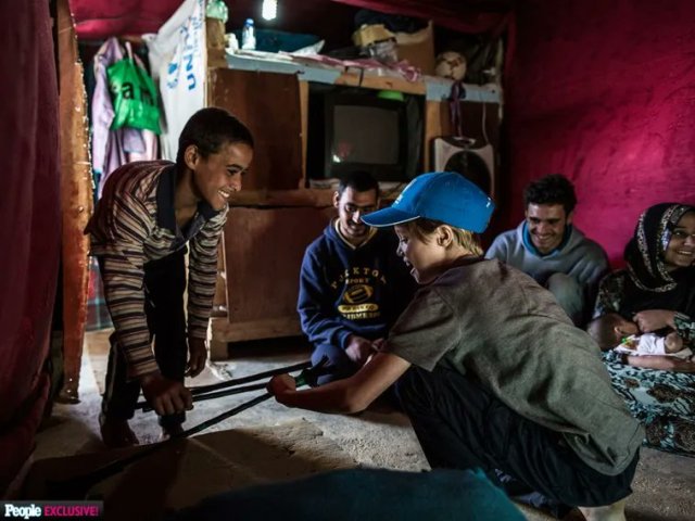 #AngelinaJolie #MotivationalMonday 
2015
Angelina Jolie and Shiloh visit refugees in honor of #WorldRefugeeDay  On June 19th, Angelina and her daughter Shiloh went to Lebanon to meet Syrian refugees. The actress also visited Syrian girl Hala, whom she had already met a year ago.