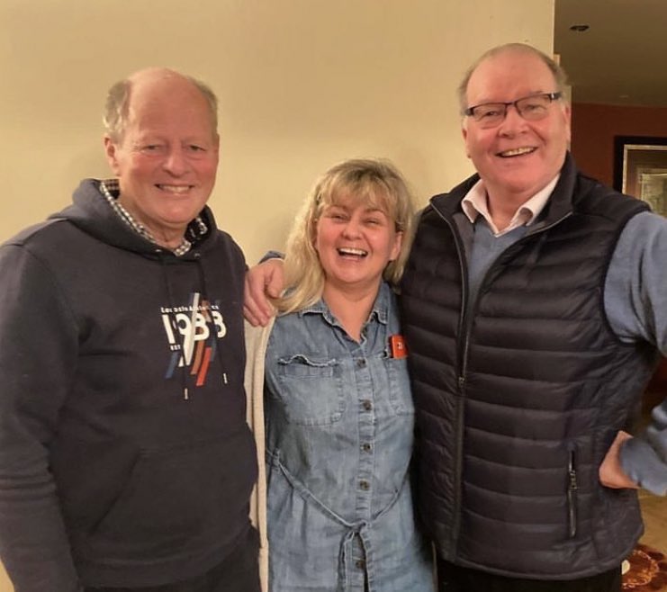 Moodwife's tweet photo. Just three people with #diabetes #T3cD #T1D #T2D having dinner and celebrating each otherโs wins and the win of one of a daughter-in-law who had #GDM @GbdocTChost #StopTheStigma https://t.co/PswL94Y7sQ