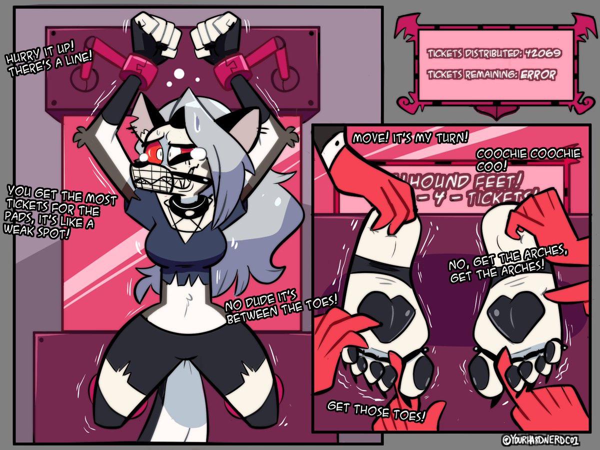 Is this what people do for fun in Hell? Guess it really is full of degenerates~
anyway hope you all like this anonymous Loona commission!