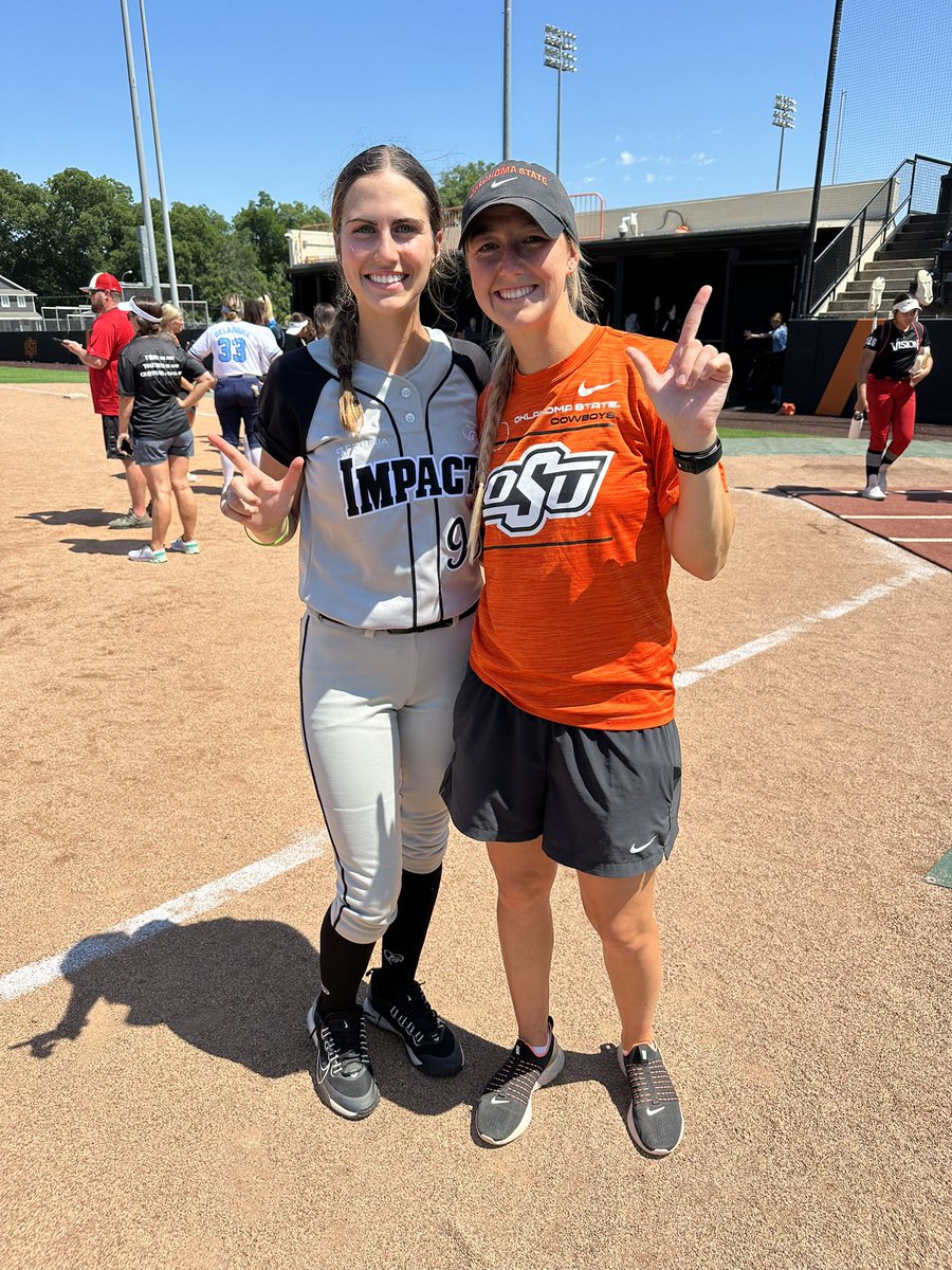 OliviaB9999999's tweet photo. Had an amazing time back with the @cowgirlsb coaching staff for today's camp! Thank you @OSUcoachG and @Coach_Cloer for running an awesome camp! The campus is beautiful and I can't wait to be back in Stillwater!
@Impact_Sullivan
@CoastRecruits @SBRRetweets https://t.co/RUvz9IcRay