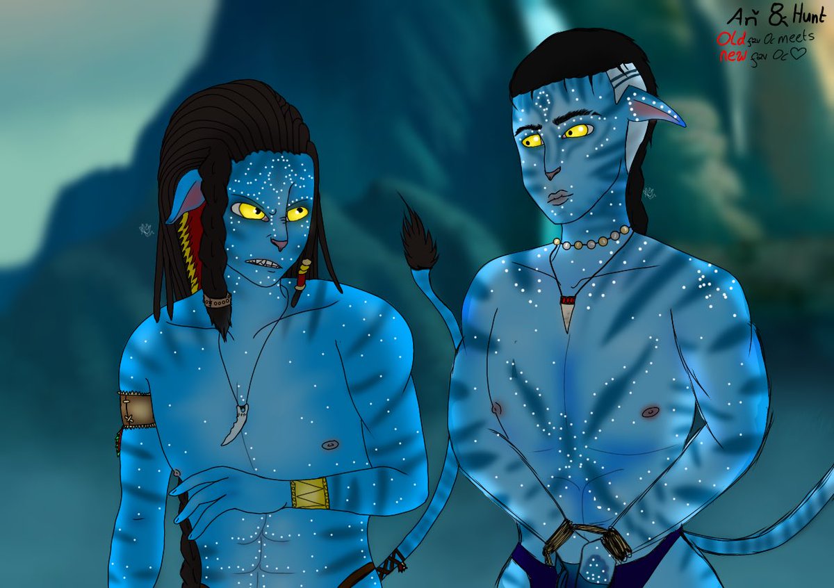 Artyarttown's tweet photo. Sum more art I did so far! 
Old vs New! 💪🏻🏹

#DigitalArtist #atwow #oc #avatar #navi https://t.co/A7uGlHW7BI