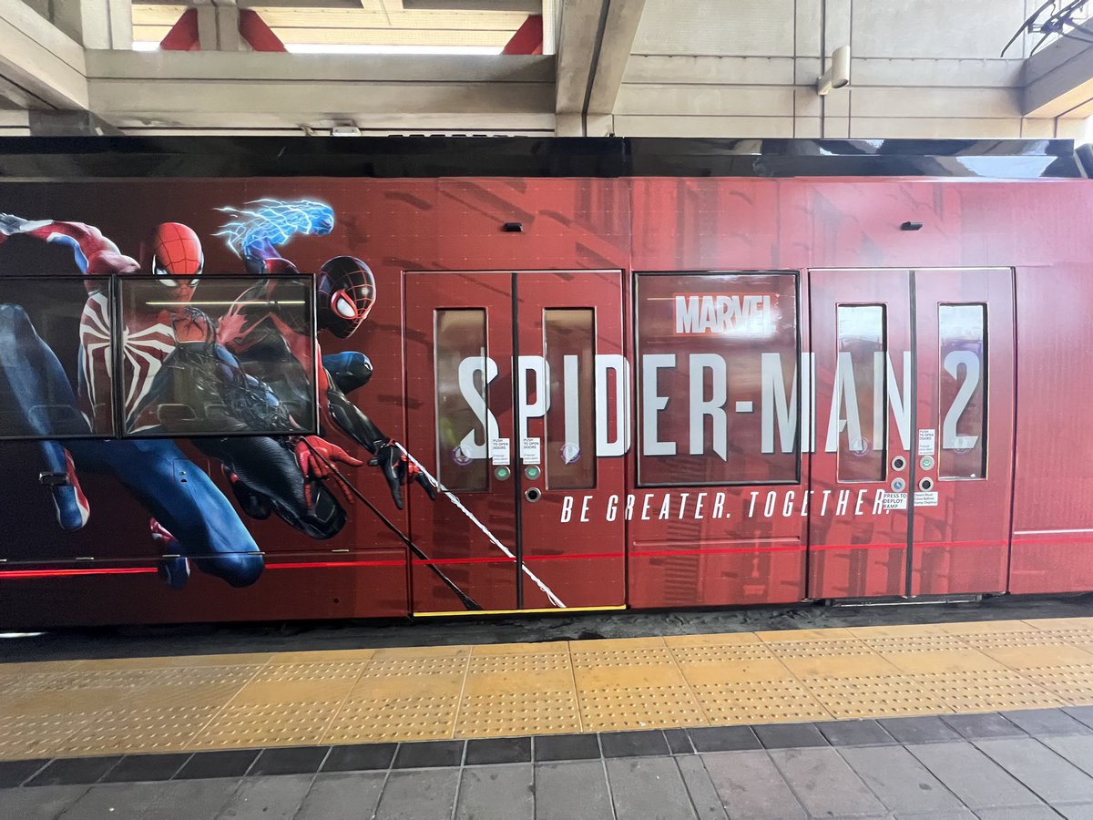 SpiderManCD's tweet photo. BREAKING NEWS: Marvel’s Spider-Man 2 Hype Train has been spotted
#SpiderMan2PS5 #BeGreaterTogether #GreaterTogether #SpiderManCountdowns https://t.co/LVra3tmujC