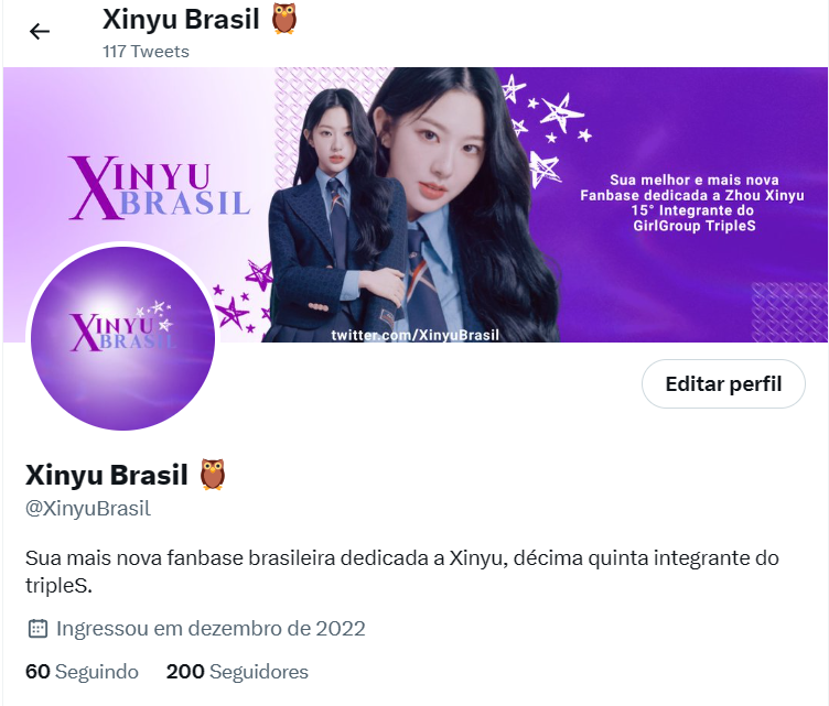 XinyuBrasil's tweet image. [!!!Momento agradecimentos!!!]

 Primeiro, gostaria de agradecer novamente @NOirKey_Design pelo design mais que maravilhoso que fez pra fanbase~!!!!! 💜

 Segundo, queria agradecer a vocês! A Fanbase bateu oficialmente 200 seguidores 🥳, muito obrigada pelo apoio!!!