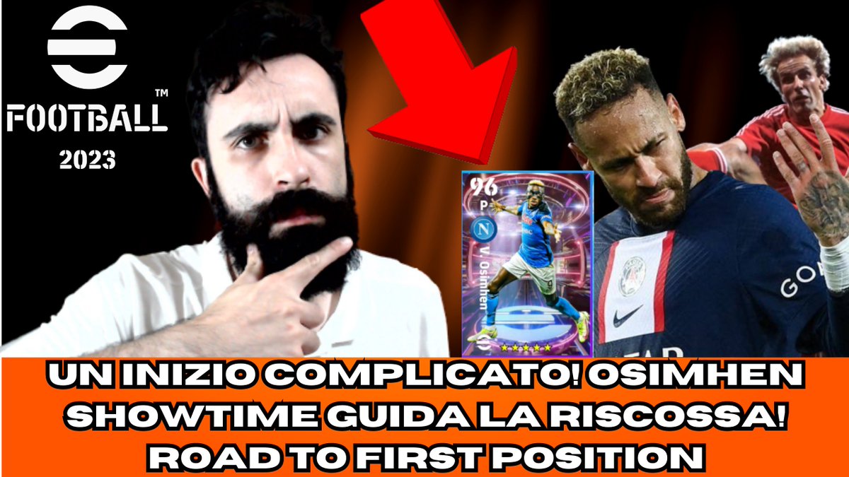 AlonsoGrayfox's tweet photo. https://t.co/hWnsZJtvOA
EFOOTBALL 2023 - UN INIZIO DIFFICILE! OSIMHEN SHOWTIME GUIDA LA RISCOSSA - ROAD TO FIRST POSITION #2
#efootball #improvefootball #roadtoglory
Like, follow and retweet to substain ❤️
@play_eFootball
@KONAMI_ITA
@we_konami
#roadtofirstplace #gol https://t.co/a3YmFQ6jt5