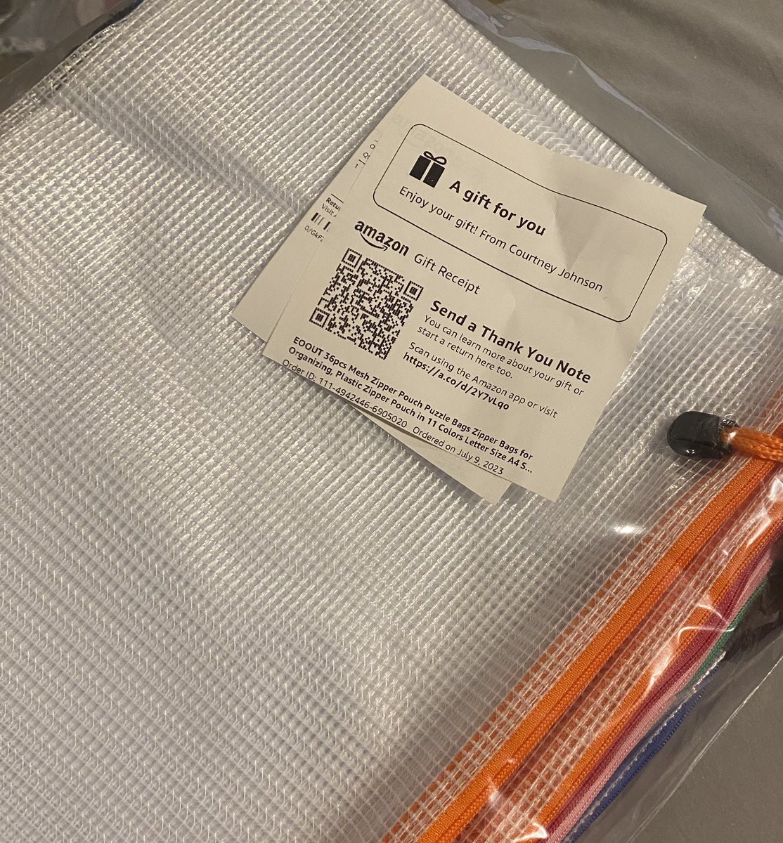 Thank you <a href="/courtmomof2/">Courtney Johnson</a> for my first Teacher Wishlist item! Love you friend!