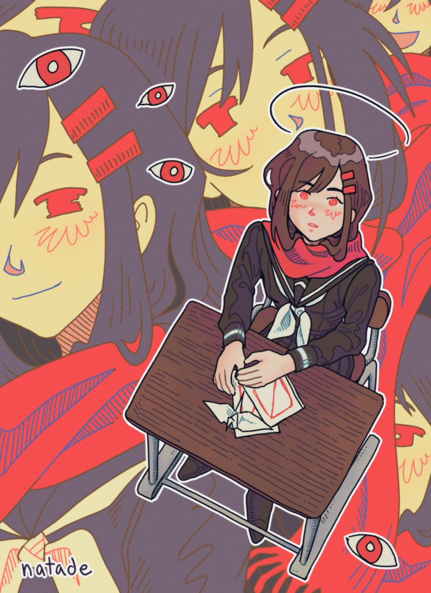 natade_art's tweet photo. i light a red light to make a note of our love https://t.co/y23Lnm7t5Q