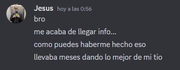 Nada, prefiero hacerlo yo público antes de que intenten  exposearme que es lo que está de moda en las redes últimamente... Quiero pedir perdón por mis acciones, se me ha subido a la cabeza todo estando al pie del cañon, pero es como FUCK no puedo estar mucho tiempo aquí, sabes?🤯