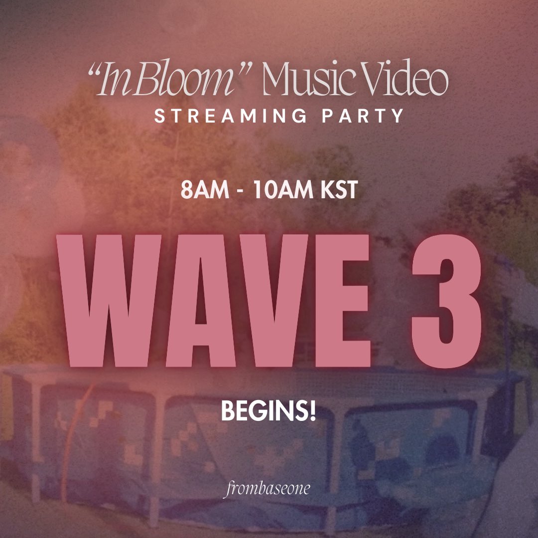 rosesbaseone's tweet photo. [📢] ZB1 YOUTUBE STREAMING PARTY

ZE_ROSE’s! The third wave of our YouTube streaming party has officially begun.

Make sure to drop your streaming proofs using the corresponding tagline and hashtags!🌹

IN BLOOM WITH ZEROBASEONE
#DayOneWithZB1
#YOUTHINTHESHADE
#ZEROBASEONE https://t.co/QNb8vVa26d