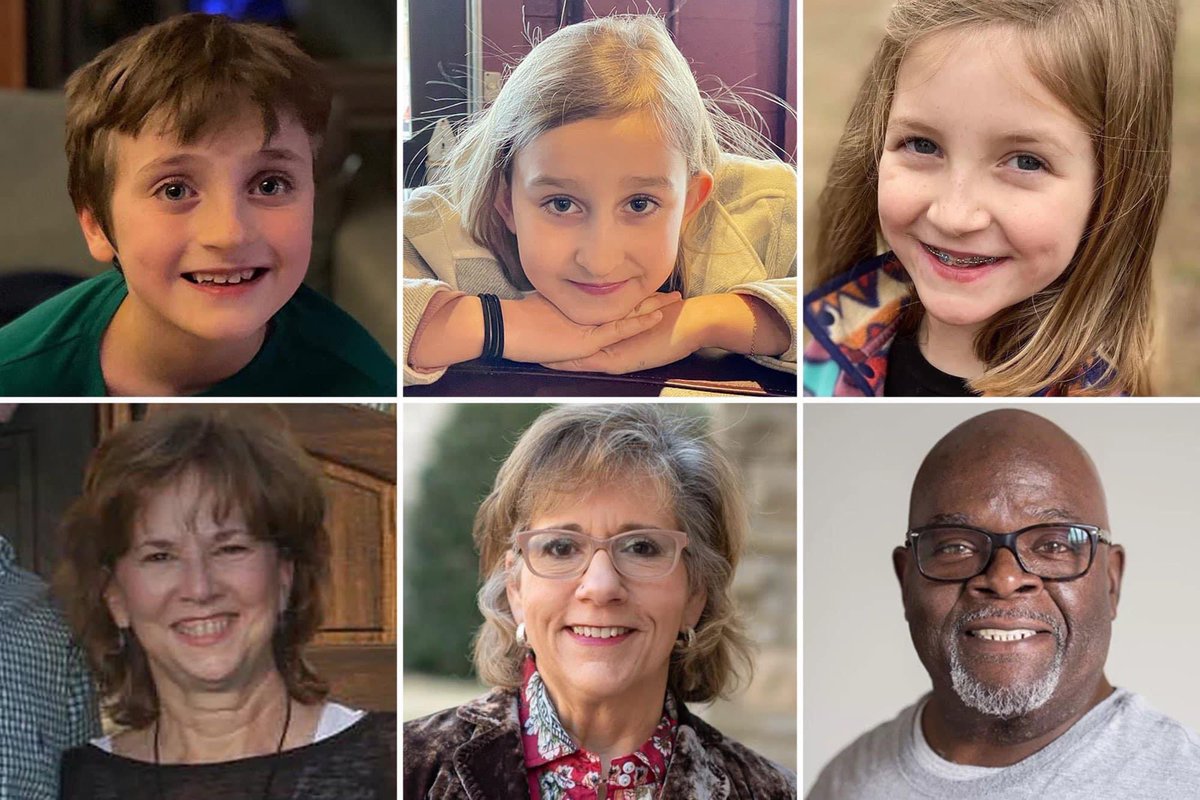 Where is the MANIFESTO? 

We won't forget! 

Evelyn Dieckhaus, Hallie Scruggs and William Kinney, who were all 9 years old — and three adults — Cynthia Peak, 61; Katherine Koonce, 60; and Mike Hill, 61.

Rest well in glory!