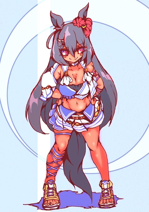 アマさん
#ヒシアマゾン 
#ウマ娘 https://t.co/jHO5ksHphc 