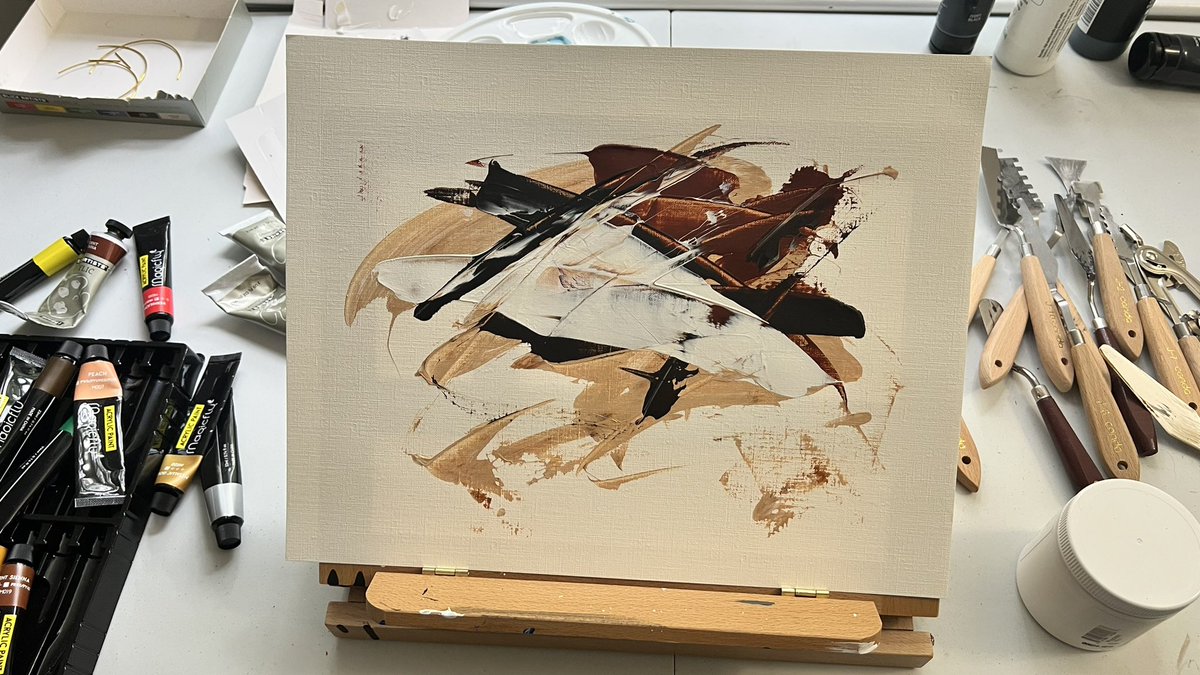 gms_abstract's tweet photo. Neutral vibes 

#minimalart #minimalistart #abstract #art #abstractart #acrylics #painting #abstractminimalism #abstractpainting https://t.co/k8rt3CJW9s