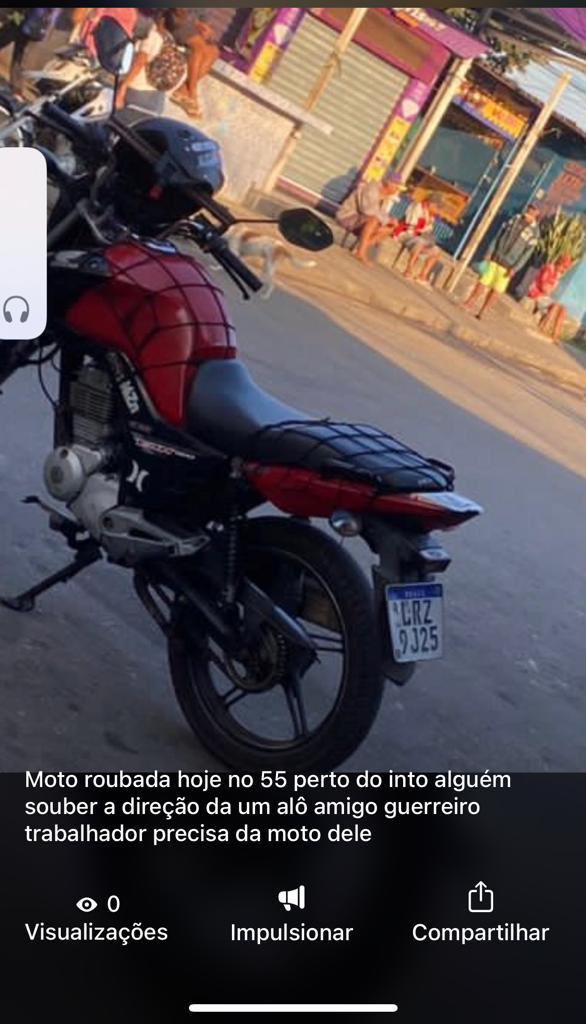 Lucaskau22's tweet photo. Boa noite rapaziada minha moto foi roubada hoje alguém souber entrar em contato 21995029862 https://t.co/HfbQn73zMr