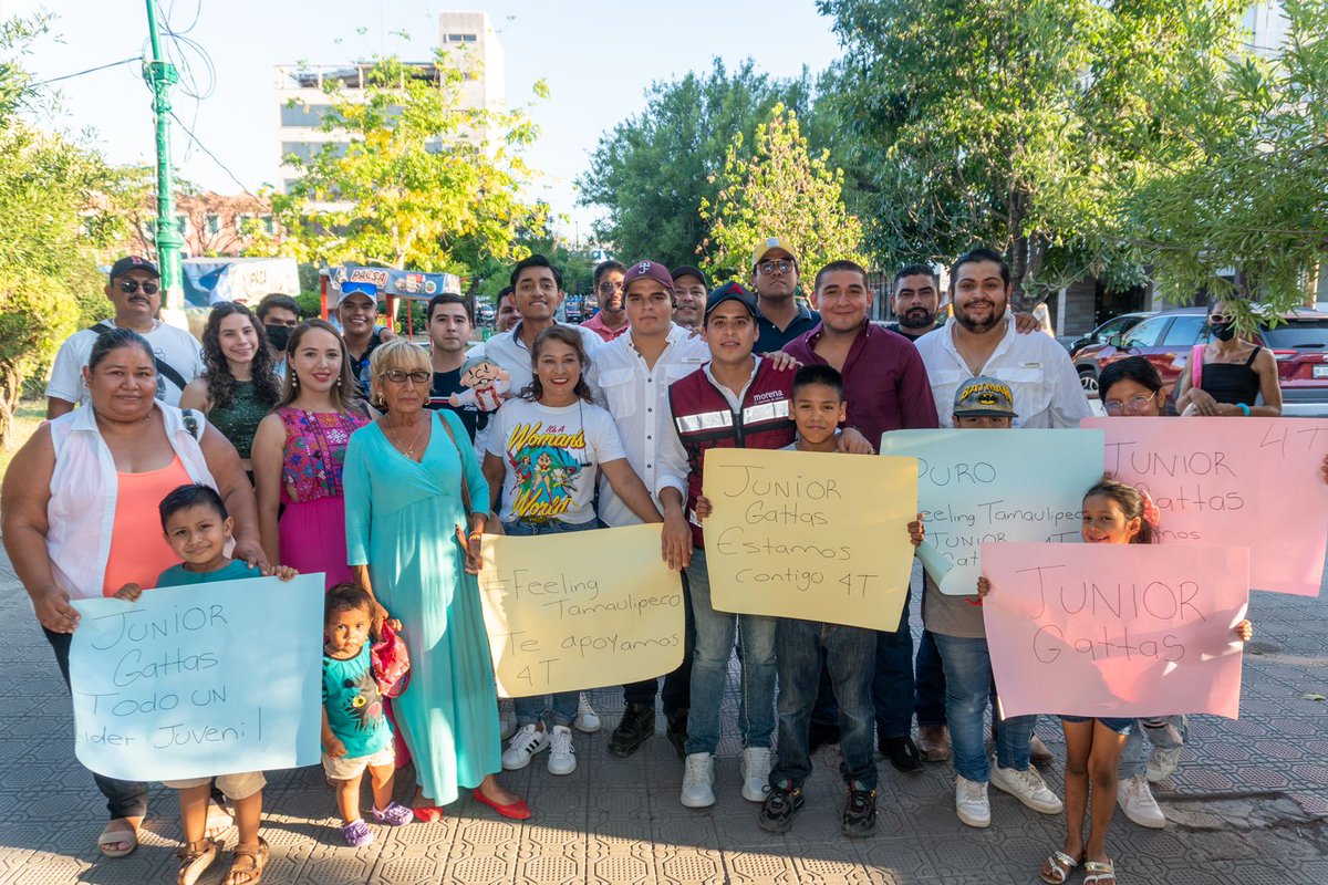 gattasdip's tweet photo. El día ayer Domingo 9 de julio tuvimos el privilegio de presenciar y participar activamente en la Toma de Protesta de los Comités Juveniles de la Defensa de la Transformación en la Plaza de El 8, en compañía de los secretarios del Comité Estatal de Morena Tamaulipas. https://t.co/wXkD4n6ich