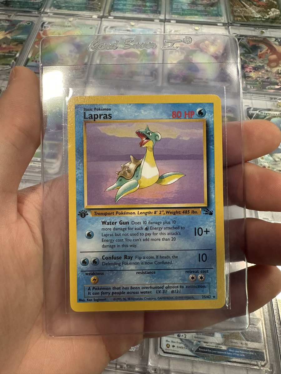 PackFlipps's tweet photo. 🔥 GIVEAWAY ALERT 🔥 

Pack FRESH 1st Edition Lapras

To ENTER 
✅ FOLLOW this account
✅ RETWEET the post
✅ FOLLOW PackFlipps on Twitch

WINNER drawn in 72 hours 🕰️ https://t.co/d5KX0gyR2G