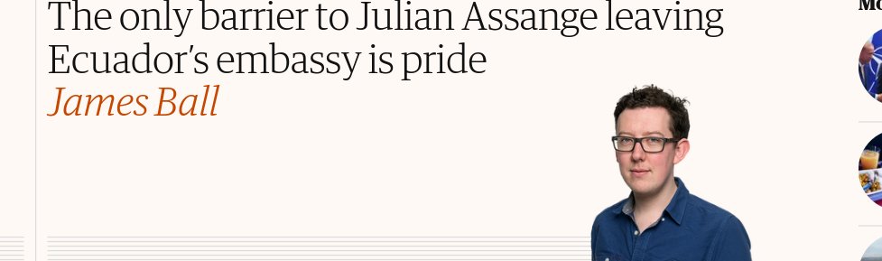 It's good the Guadian is speaking out for Assange's freedom but don't forget they paved the way to his prosecution by publishing hit piece after hit piece such as the false story that he met Paul Manafort at the Ecudorian embassy or that he didn't have to fear leaving the embassy https://t.co/GYJwwD1Jox https://t.co/87gTpy6LFP