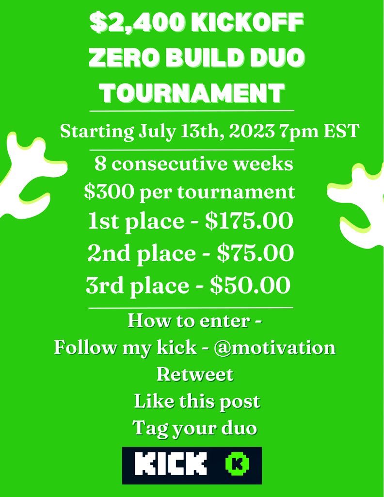 Attention Zero Build Gods! 

Picking all teams that tonight and tomorrow folks!!! 

Picking teams that retweet this!!