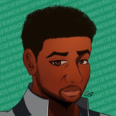 artofburanchi's tweet photo. Got around to a stylized self portrait https://t.co/BIhkr6ExGd