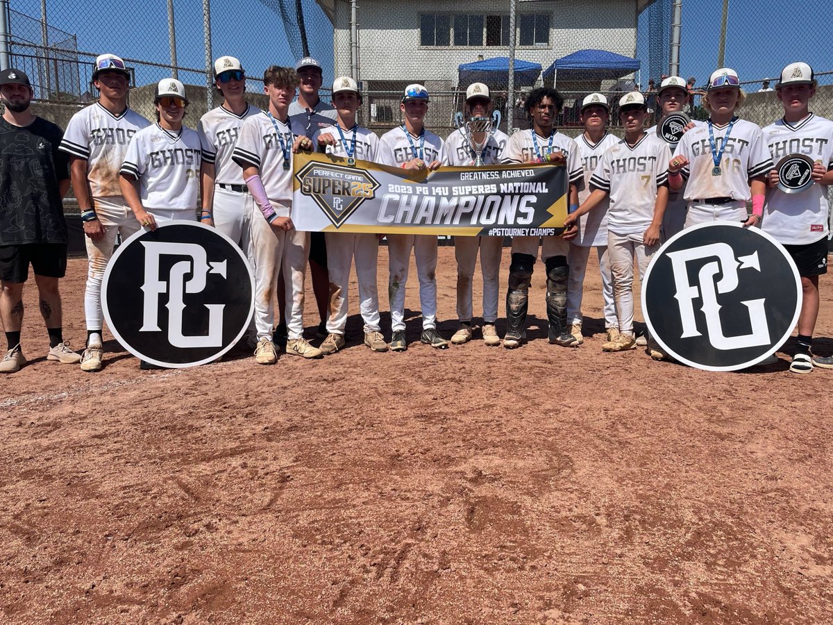 PG_Tourney's tweet photo. 14U PG Super25 National Championship (Open)

🏆Champions: East Coast Ghost Scout 14u
🥈Finalists: East Cobb Astros
🏅MVP: Noah Hynes
🏅MVPitcher: Willie Biggie https://t.co/Ym3ueSnyTV