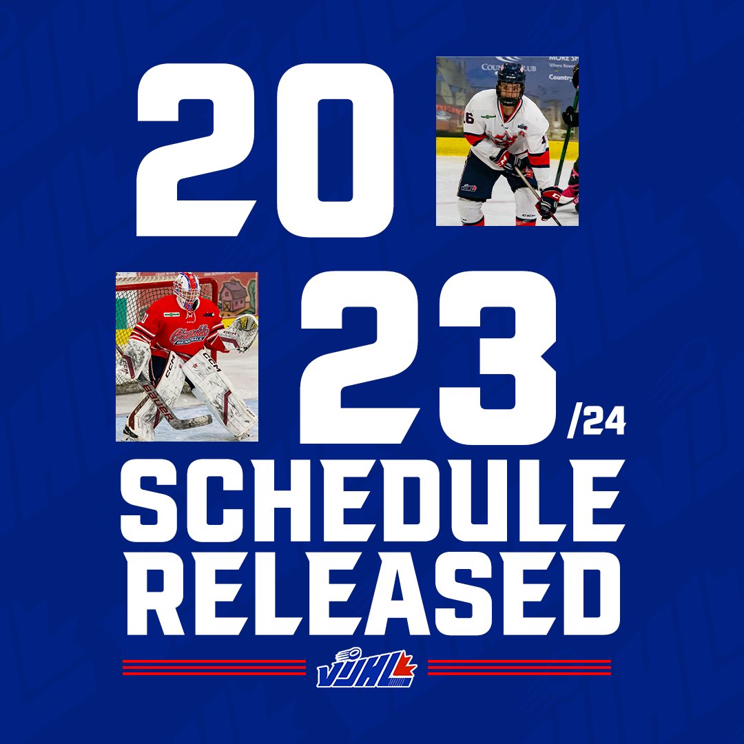vijhlofficial's tweet photo. You heard it here folks!

The 2023/24 VIJHL schedule has been dropped!

#IslandHockey https://t.co/JzyGNeSzv9