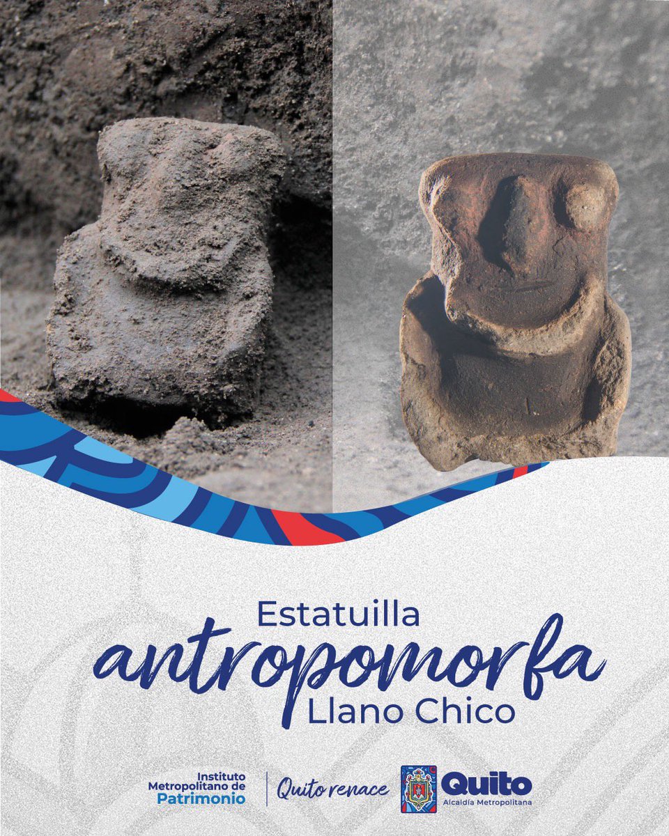 PatrimonioQuito's tweet photo. ⛏️#PatrimonioArqueológico l Durante las excavaciones realizadas en #LlanoChico, al noreste de #Quito, nuestro equipo técnico encontró 20 tumbas donde permanecían osamentas de niños y adultos, de hasta 40 años de edad. 

➡️ Su antigüedad data del año 33 D.C https://t.co/bXwEaljhWb