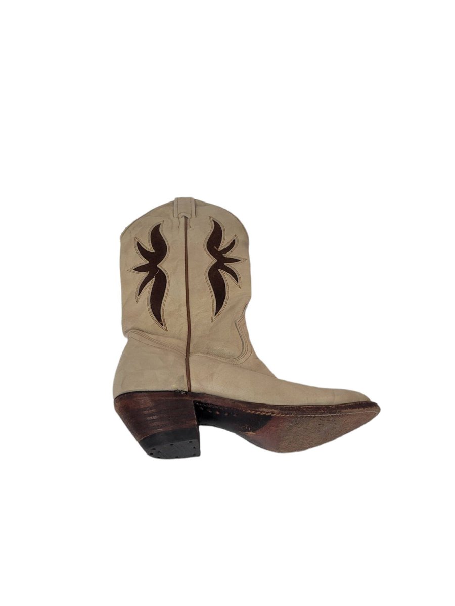 Kitchenconext's tweet image. Pair of ladies cowboy boots western costume genuine leather tuppu.net/70c112f9 #kitchenconnection #Etsy #CowboyBoots