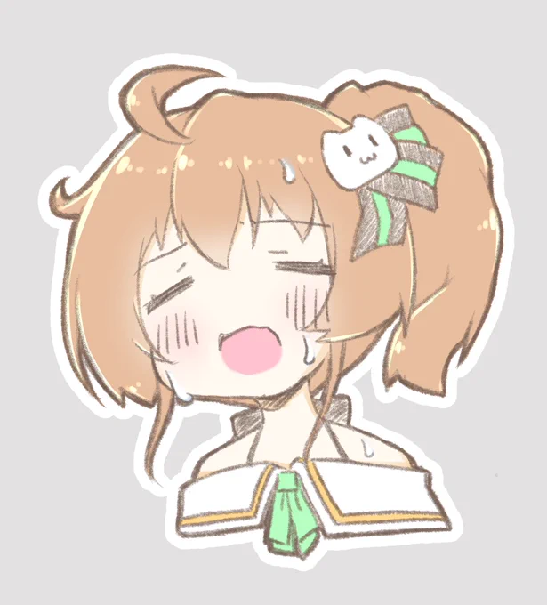 あついよ〜っまつりちゃん #祭絵 