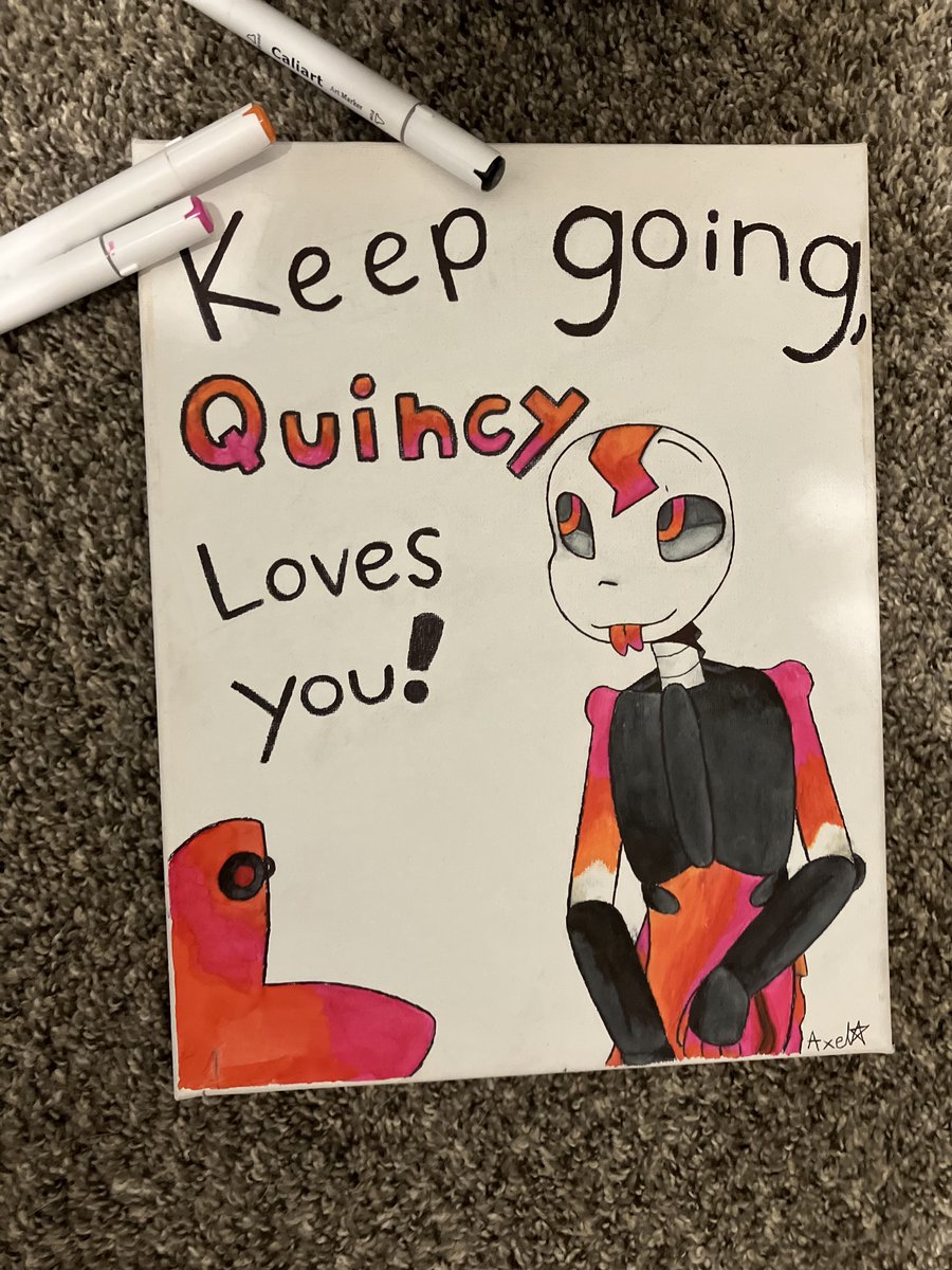 Axel_bubbles's tweet photo. Just a remember that Quincy loves you guys!!
You can get through whatever the world throws at you, your strong, and your worth it.💞💞
#Undertale #Undertaleau #undertale_au #sans #sansau #sansoc #undertalefanart #QuincySWEEP https://t.co/S84Zl35HjD